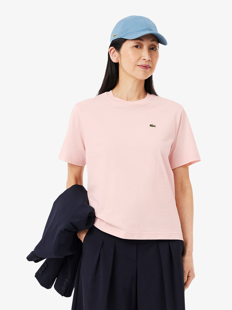 LACOSTE T-shirt T-SHIRT TF7215 Donna Rosa