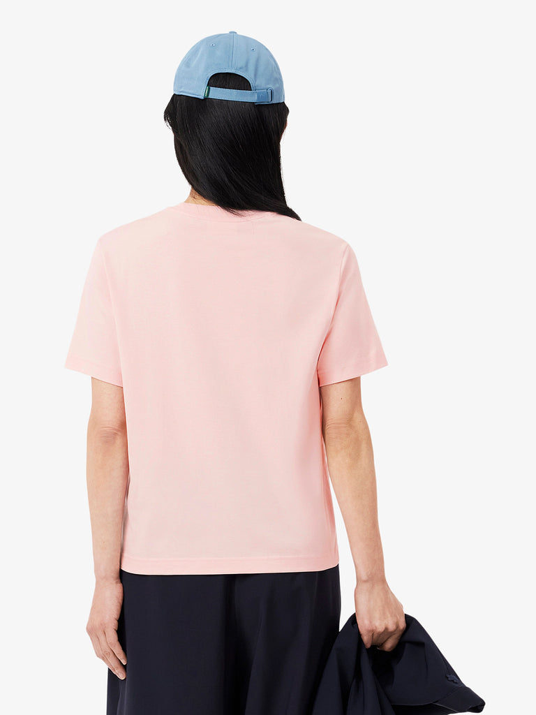 LACOSTE T-shirt T-SHIRT TF7215 Donna Rosa