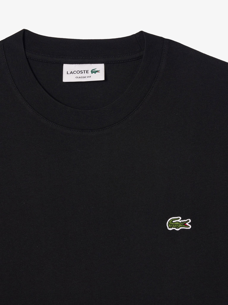 LACOSTE T-shirt in jersey TH7318 uomo cotone nero