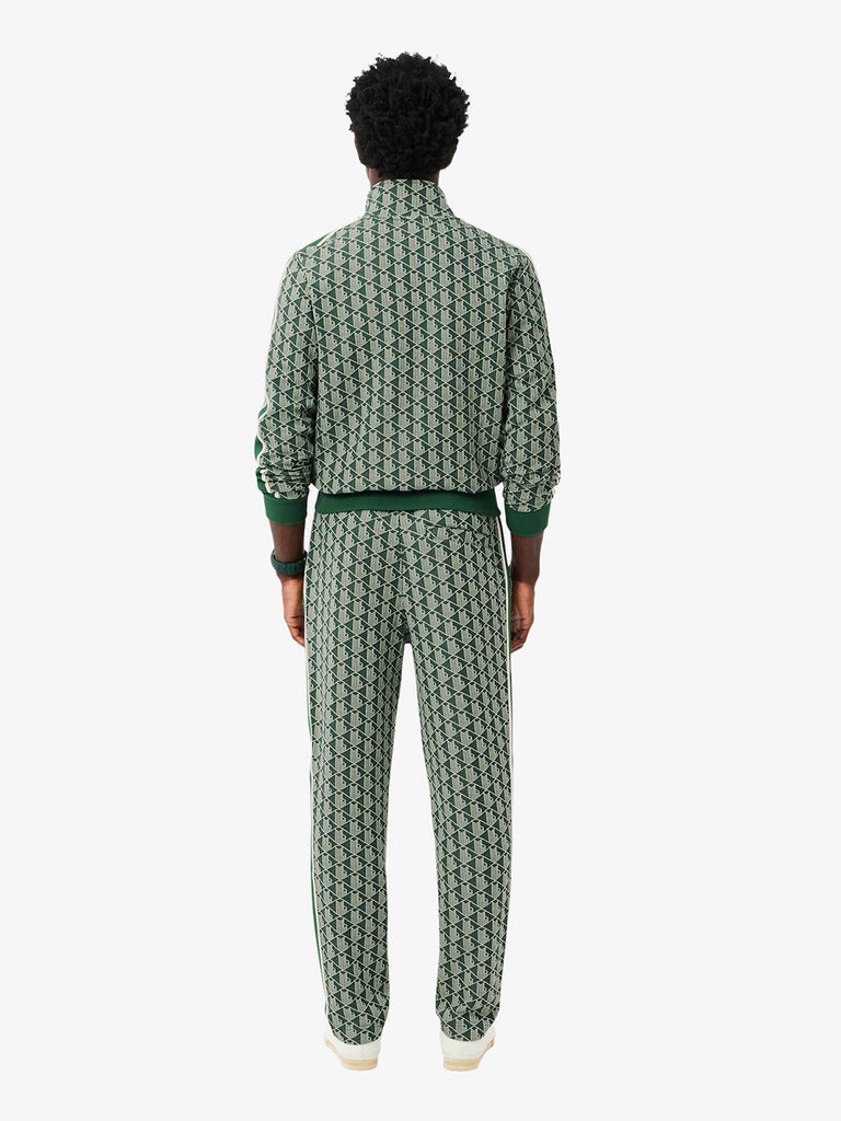 LACOSTE joggers con monogramma paris uomo verde