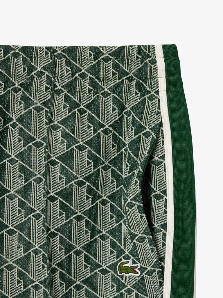 LACOSTE joggers con monogramma paris uomo verde
