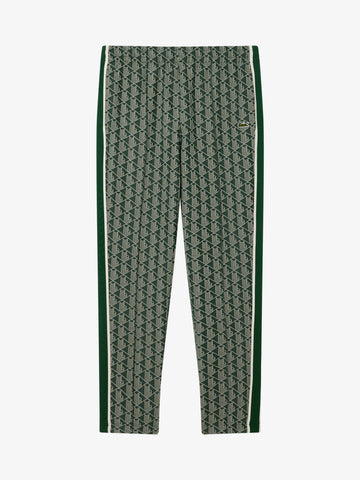 LACOSTE joggers con monogramma paris uomo verde