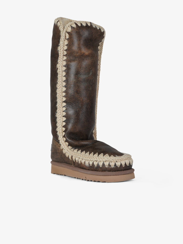 MOU stivali donna eskimo 40 pelle marrone