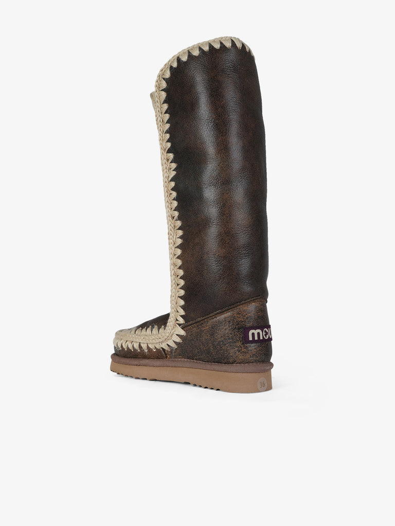 MOU stivali donna eskimo 40 pelle marrone