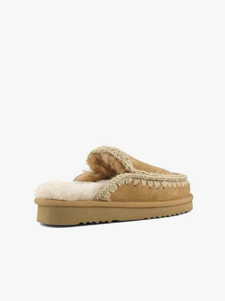 MOU Sabot Eskimo Slipper Cognac FW101125A donna pelle