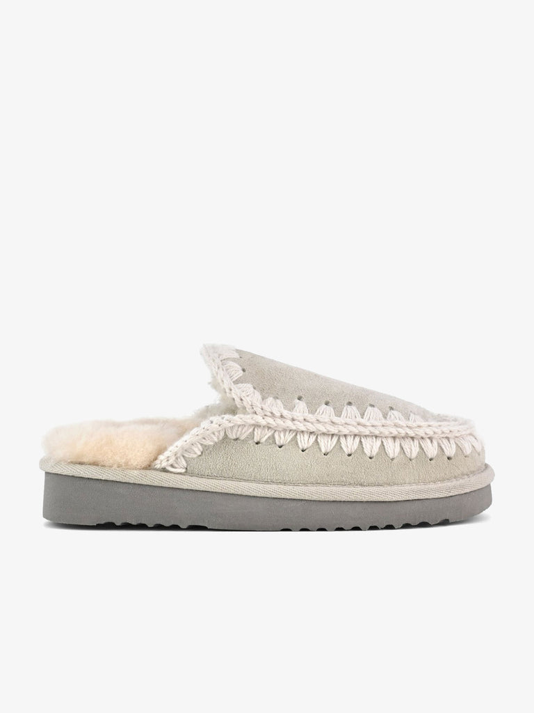 MOU Sabot Eskimo Slipper FW101125A donna pelle argento