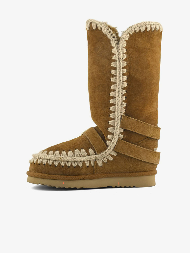 MOU stivali donna eskimo 40 buckle straps FW101137A pelle marrone