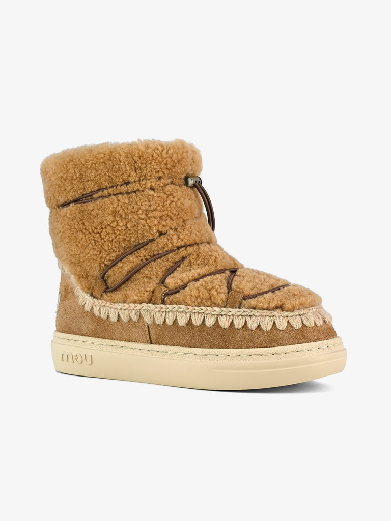 MOU Stivaletti Eskimo sneaker bold Scoub pizzo FW411012A donna pelle marrone