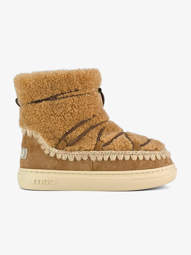 MOU Stivaletti Eskimo sneaker bold Scoub pizzo FW411012A donna pelle marrone