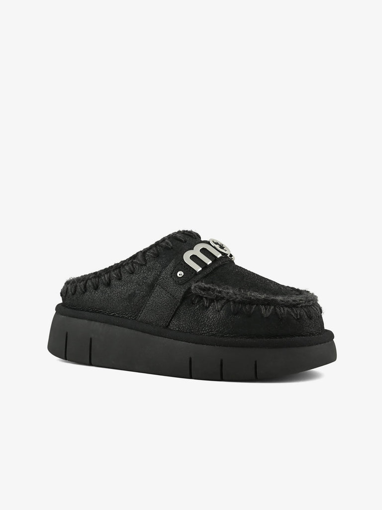 MOU sabot donna bounce clog special FW531001B pelle nero