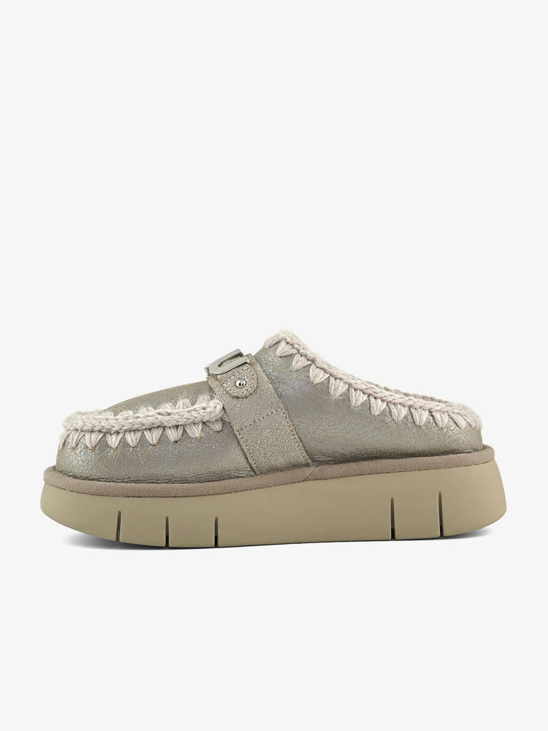 MOU sabot donna bounce clog special FW531001B pelle grigio