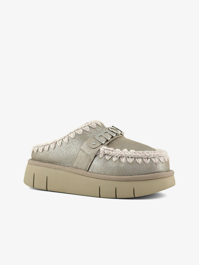 MOU sabot donna bounce clog special FW531001B pelle grigio