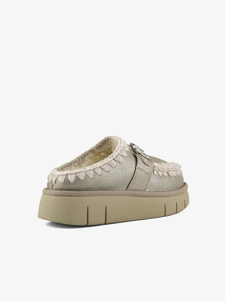 MOU sabot donna bounce clog special FW531001B pelle grigio