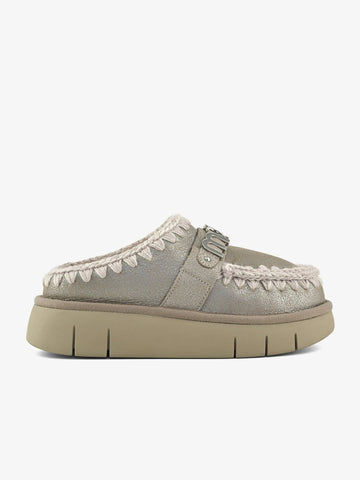 MOU sabot donna bounce clog special FW531001B pelle grigio
