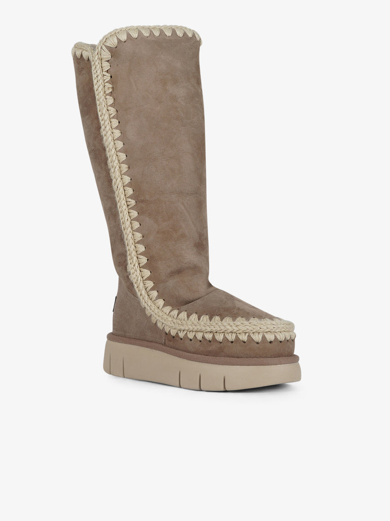 MOU Stivali Eskimo 40 bounce donna pelle beige