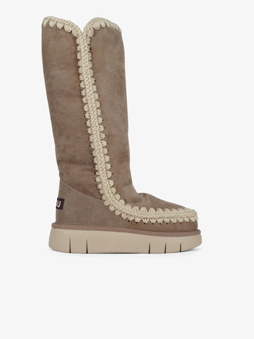 MOU Stivali Eskimo 40 bounce donna pelle beige