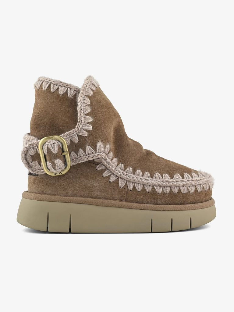 MOU stivaletti donna bounce boot buckle strap FW531020A pelle marrone
