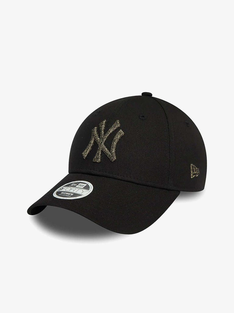 NEW ERA Cappello 9FORTY New York Yankees Metallic 60565245 donna cotone nero