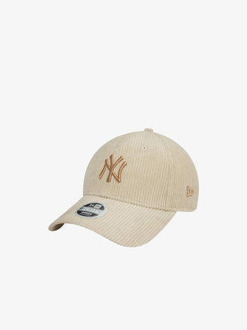 NEW ERA Cappello 9FORTY New York Yankees Cord 60565252 donna cotone beige