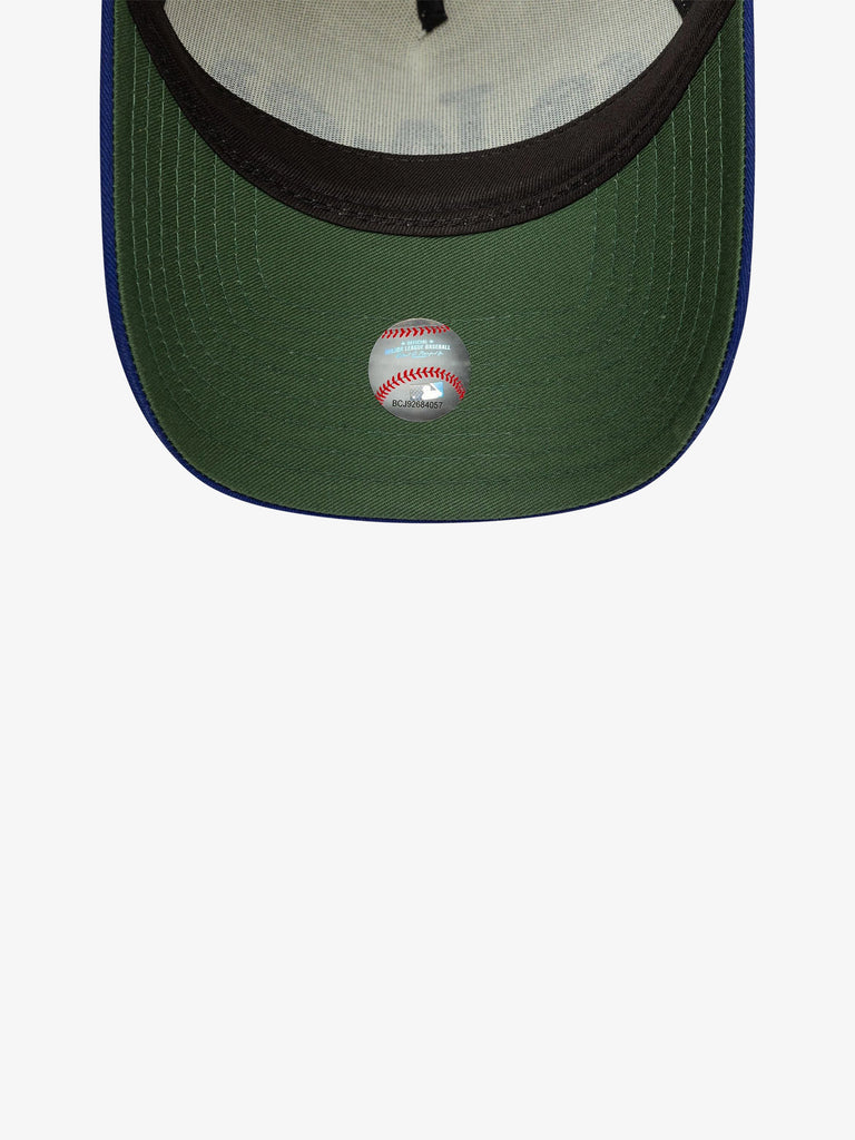 NEW ERA cappello uomo 9forty e-frame la dodgers mlb paisley cotone bianco