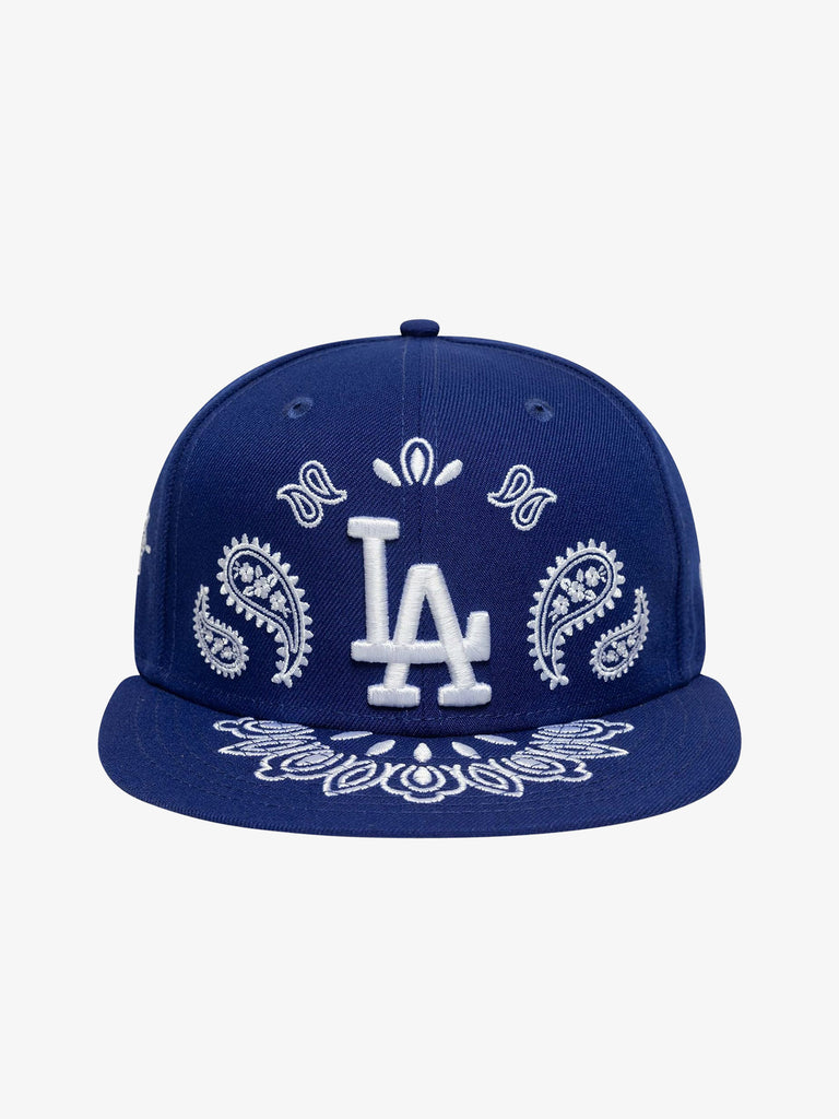 NEW ERA cappello uomo 59fifty fitted new york yankees mlb paisley blu