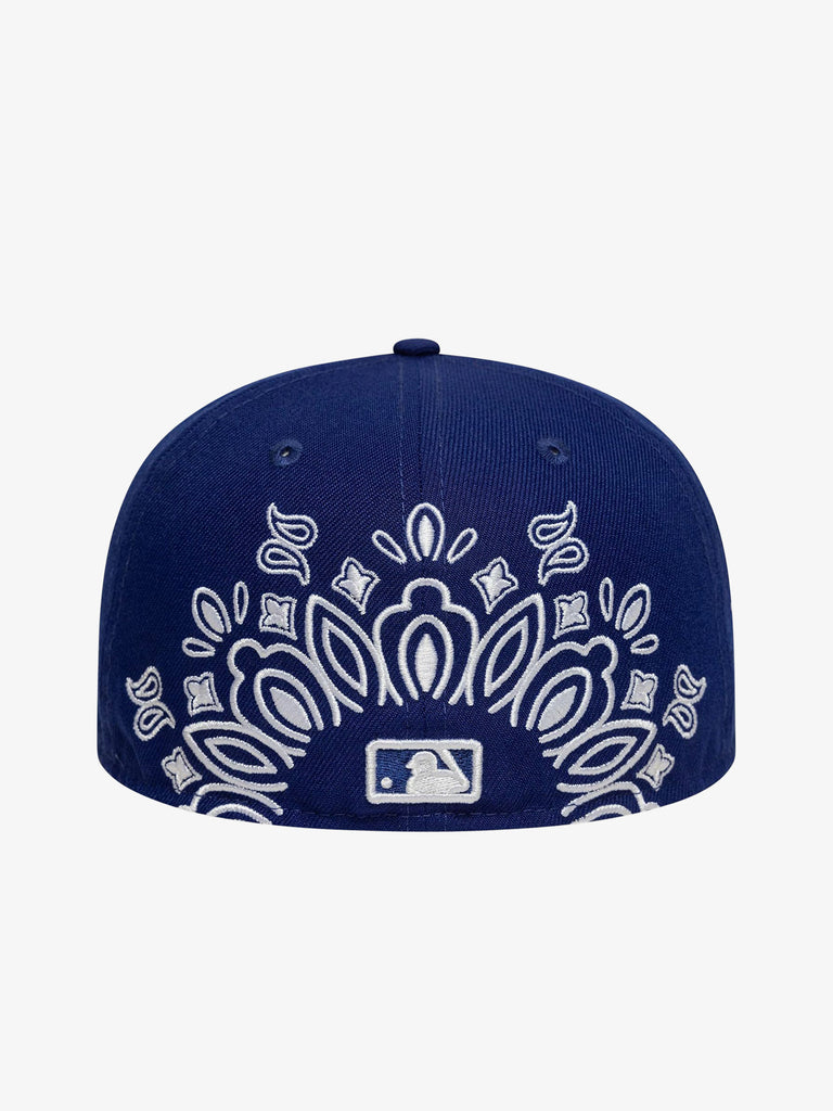 NEW ERA cappello uomo 59fifty fitted new york yankees mlb paisley blu