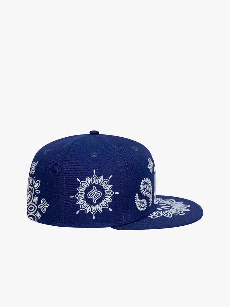 NEW ERA cappello uomo 59fifty fitted new york yankees mlb paisley blu