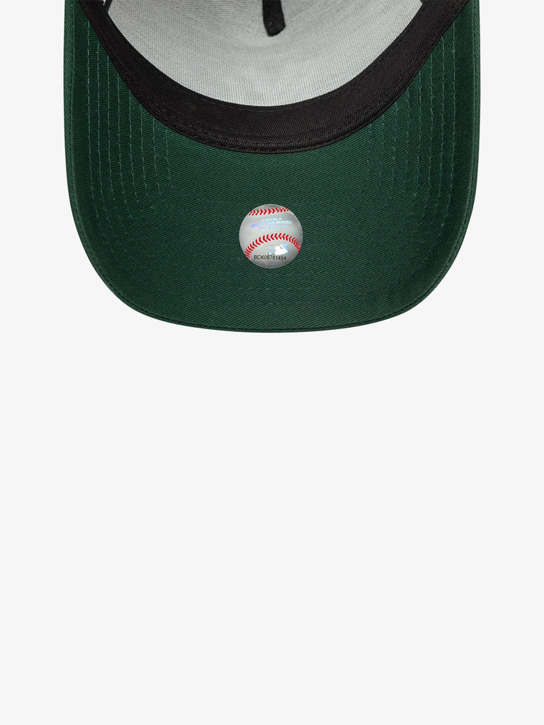 NEW ERA cappello uomo 9forty e-frame new york yankees mlb icon cotone verde