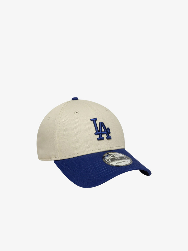 NEW ERA cappello uomo 9forty la dodgers mlb colour block cotone beige