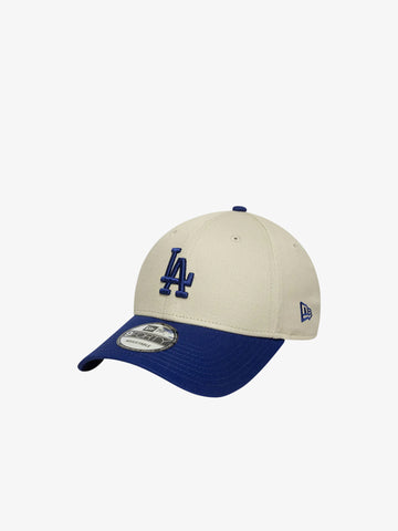 NEW ERA cappello uomo 9forty la dodgers mlb colour block cotone beige