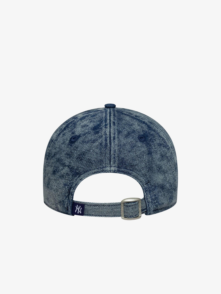 NEW ERA cappello donna 9twenty new york yankees mlb stone denim cotone azzurro