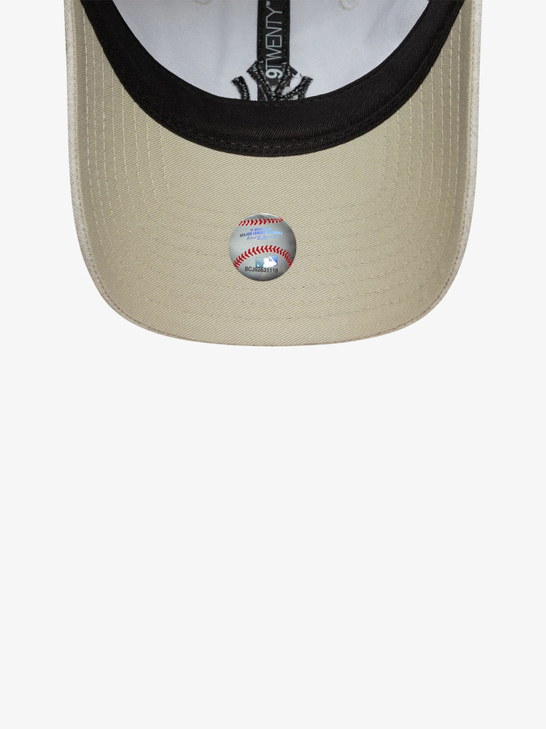 NEW ERA cappello donna 9twenty new york yankees mlb animal cotone beige