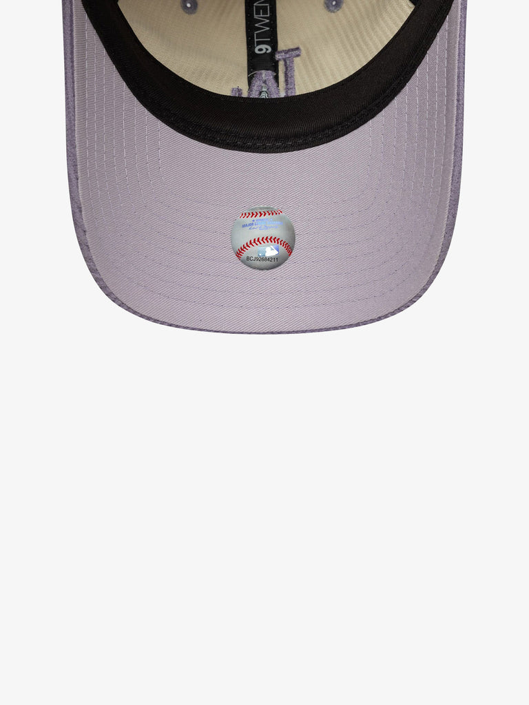 NEW ERA cappello donna 9twenty la dodgers mlb block cord cotone beige