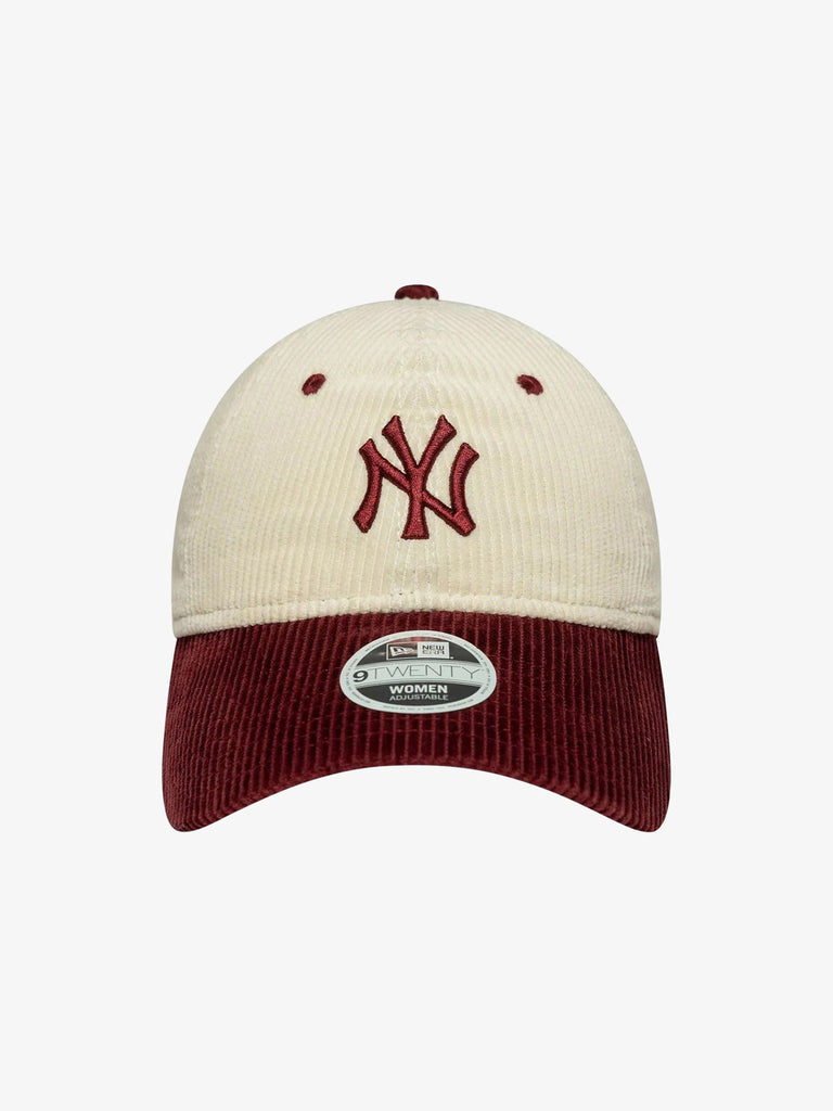 NEW ERA cappello donna 9twenty new york yankees mlb block cord cotone beige