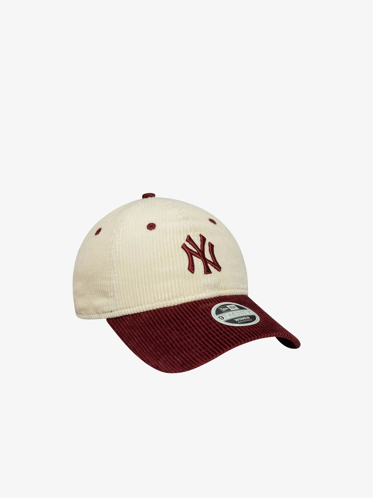 NEW ERA cappello donna 9twenty new york yankees mlb block cord cotone beige