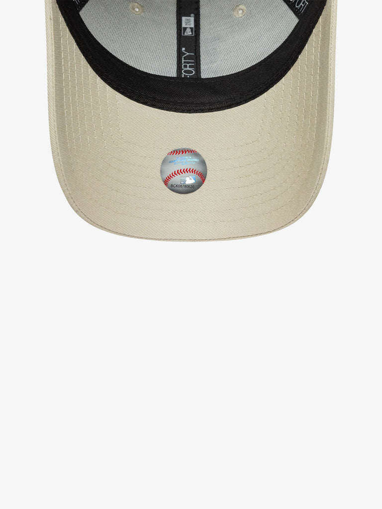 NEW ERA cappello donna 9forty la dodgers mlb leopard infill cotone beige