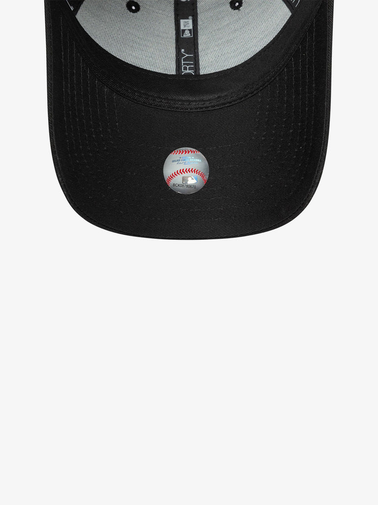 NEW ERA cappello donna 9forty new york yankees mlb leopard infill cotone nero