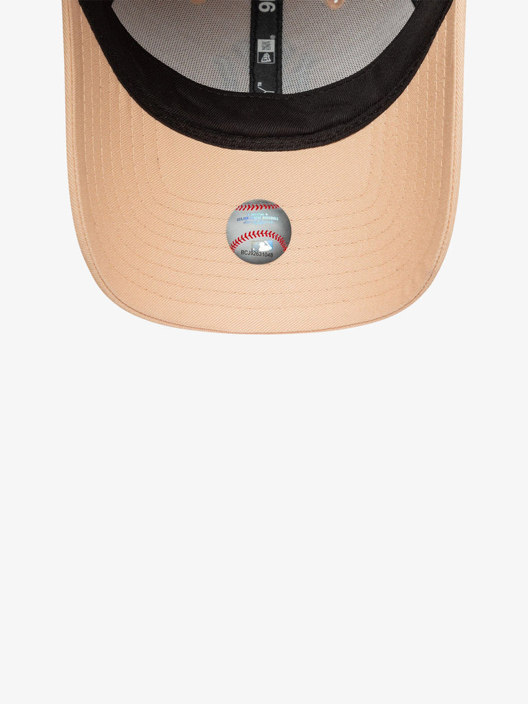 NEW ERA cappello donna 9forty new york yankees mlb metallic logo cotone rosa