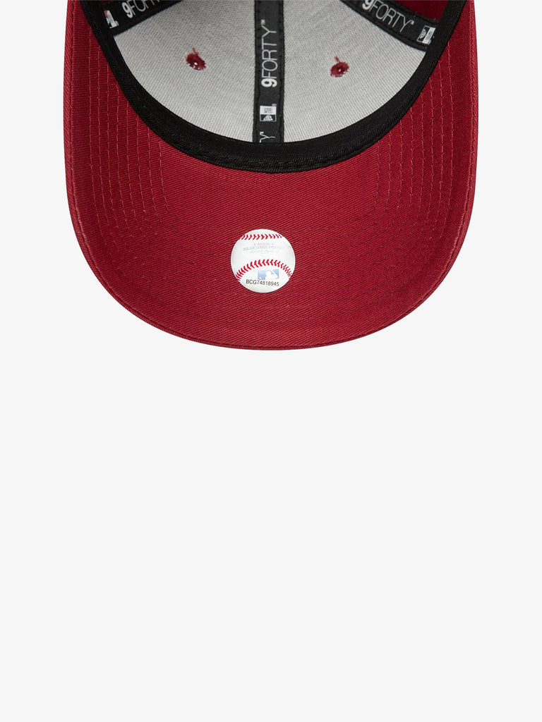 NEW ERA cappello uomo 9forty regolabile new york yankees essential cotone rosso