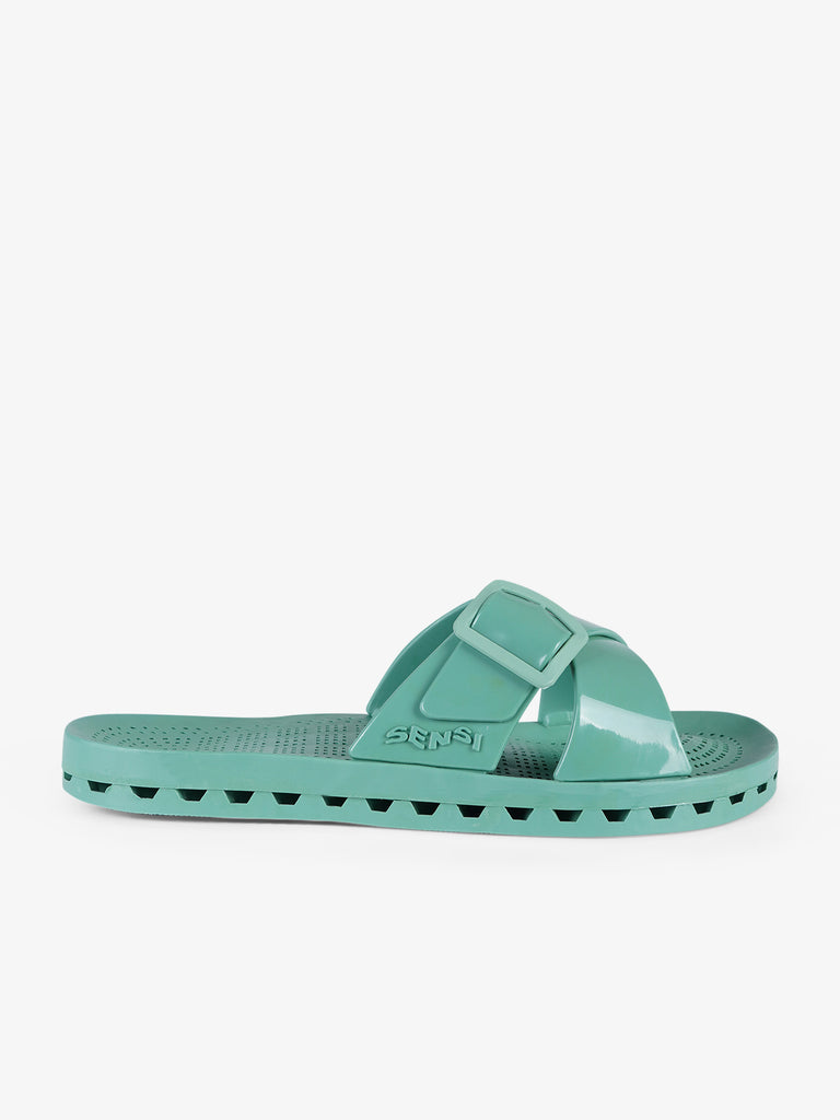 SENSI ciabatte donna sorrento city verde