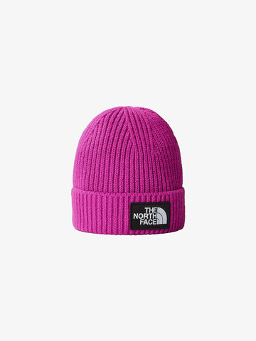 THE NORTH FACE Cappello con risvolto e logo box NF0A3FJX fucsia