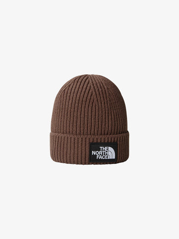 THE NORTH FACE Cappello con risvolto e logo box NF0A3FJX marrone