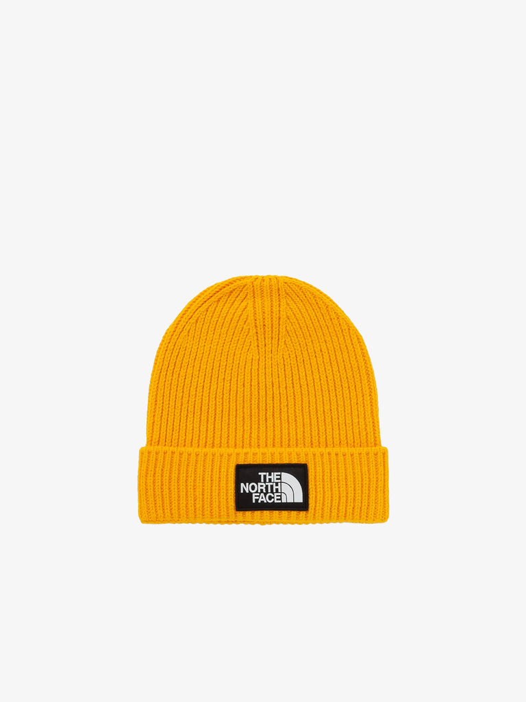 THE NORTH FACE Cappello Beanie TNF Logo Box in tessuto tecnico giallo