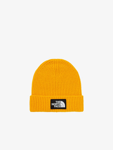 THE NORTH FACE Cappello Beanie TNF Logo Box in tessuto tecnico giallo