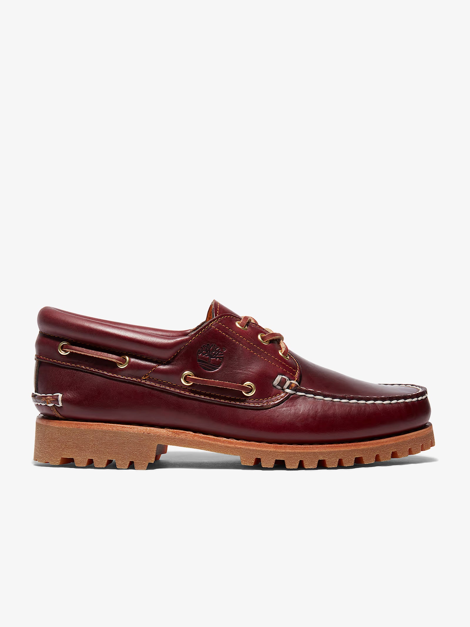 TIMBERLAND Authentic TB050009 men's burgundy leather low shoes