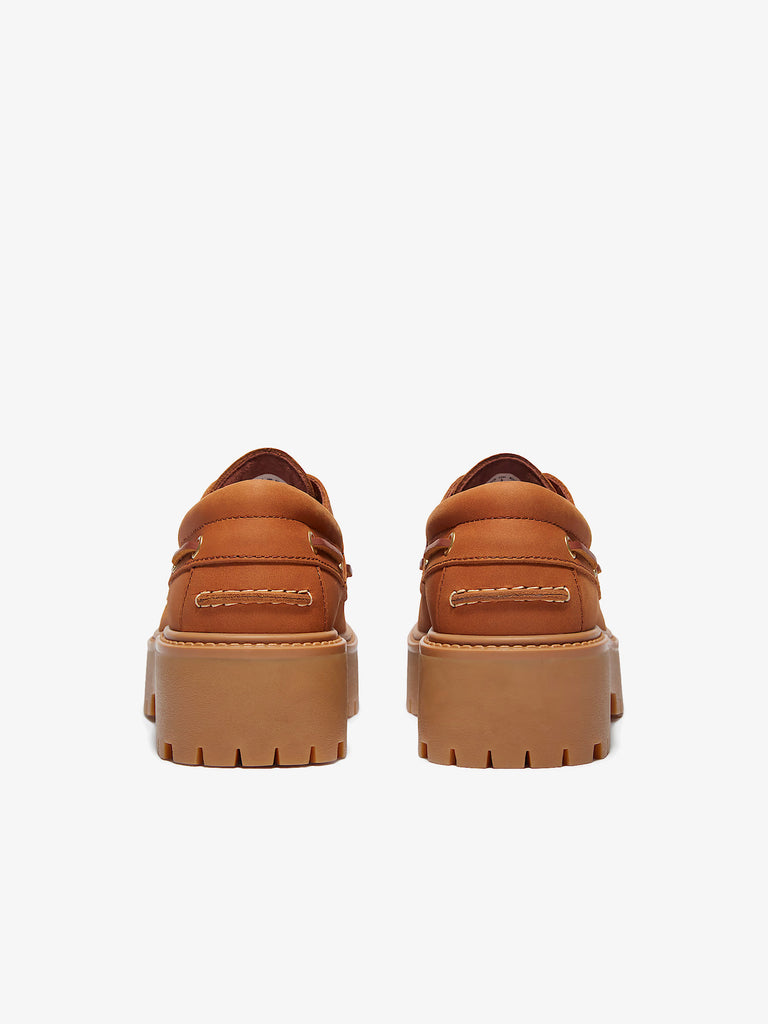 TIMBERLAND scarpe basse donna con plateau stone street pelle beige