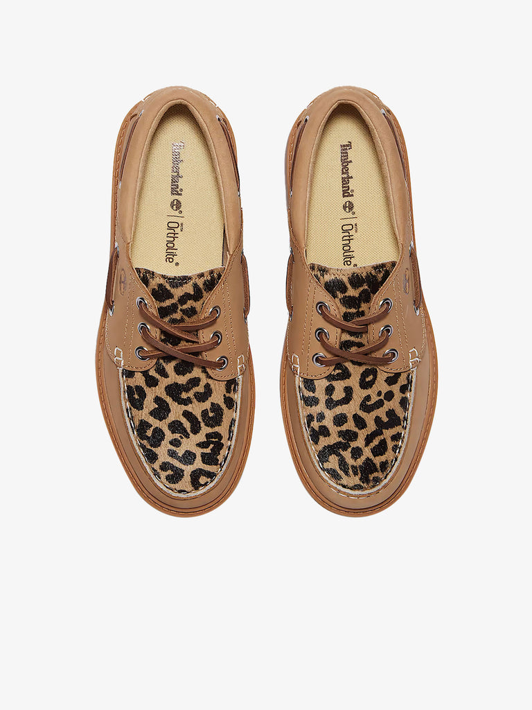 TIMBERLAND scarpe basse donna con plateau stone street pelle beige