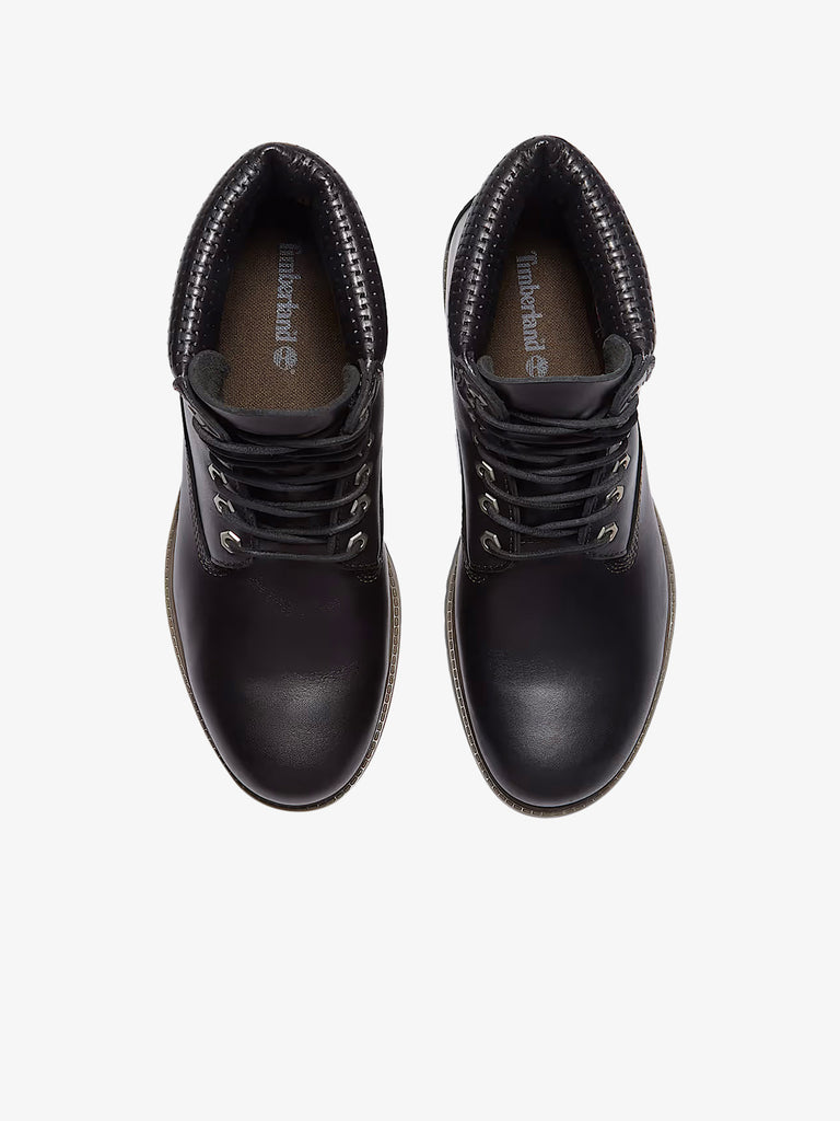 TIMBERLAND stivaletti uomo impermeabile premium 6-inch pelle nero