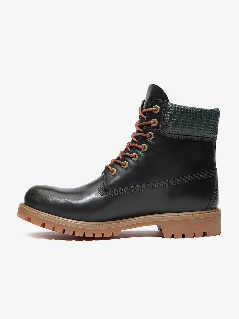 TIMBERLAND stivaletti uomo impermeabile premium 6-inch pelle verde