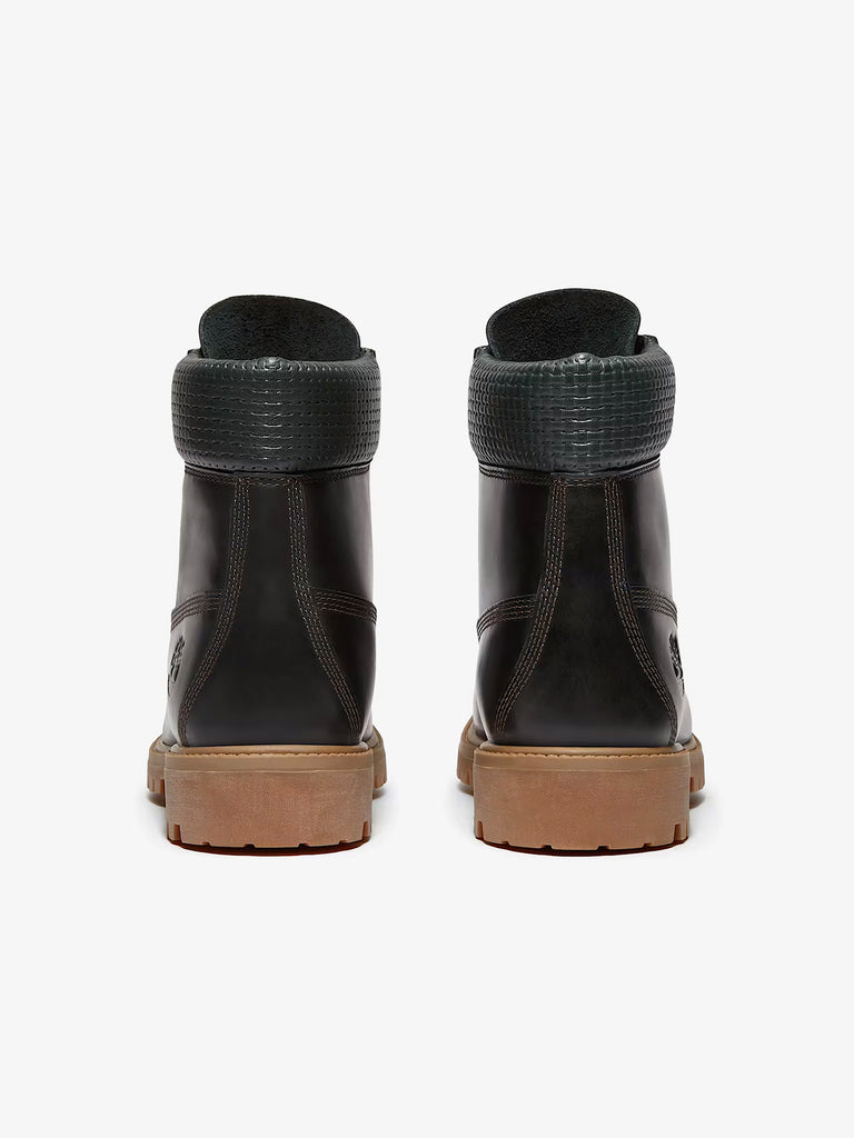 TIMBERLAND stivaletti uomo impermeabile premium 6-inch pelle verde